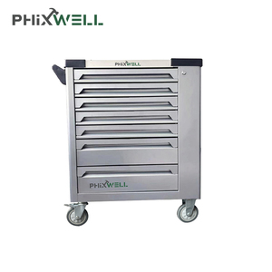 工具组滚动箱重型不锈钢工具柜7抽屉工具柜手推车 - Product Image 4