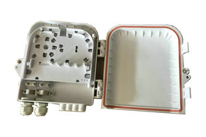 8 Portas ODF Wall Mount Fibra Óptica <span class=keywords><strong>Patch</strong></span> <span class=keywords><strong>Panel</strong></span> 8 Núcleos FTTH Fiber Splitter Caixa De Distribuição FAT OTB FTB