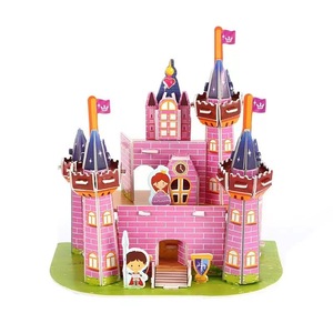 Hot bán <span class=keywords><strong>3D</strong></span> DIY handmade giấy Câu Đố giáo dục sớm Đồ chơi cho trẻ em - Product Image 4