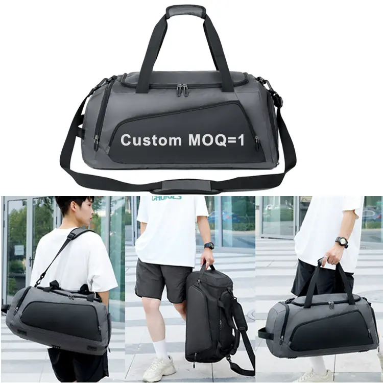 Designer Custom Trend Große Kapazität Casual Schulter Sport Gym Travel Duffel Bags Mit Custom Printed Logo