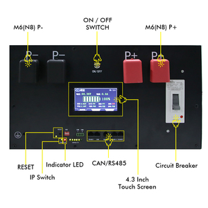Thông minh BMS hoạt động cân bằng pin JK-PB2A16S30P 51.2V pin Li-ion LiFePO4 pin 8S 24V 16S 48V Cân bằng hiện tại JK BMS - Product Image 4