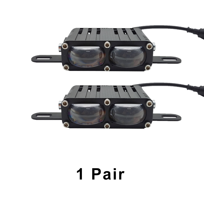 2 lenses with fan