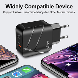 40W EU <strong>US</strong> <strong>AU</strong> <strong>Plug</strong> Type c Wall Fast Charger USB Power Universal Travel Adapter Portable Mobile Phone Charger - Product Image 4