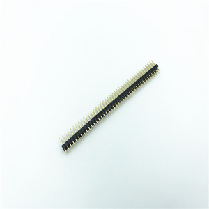 2.54mm pitch pin header 2*40Pin Way Header pin connettore maschio intestazione DIP singole doppie file diritta connettori PCB maschio - Product Image 4
