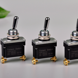 Spst 12mm không thấm nước vít thiết bị đầu cuối ON-OFF chuyển đổi chuyển đổi cho bảng điều khiển điện xe ô tô tàu và máy bay thiết bị quân sự - Product Image 5