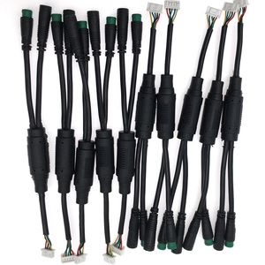 2 3 4 5 6 8 9pin kết nối <span class=keywords><strong>Ebike</strong></span> điều khiển với phanh Cáp kabel 1 để 4 M8 5pin Cáp <span class=keywords><strong>Ebike</strong></span> động cơ Cáp cảm biến - Product Image 1