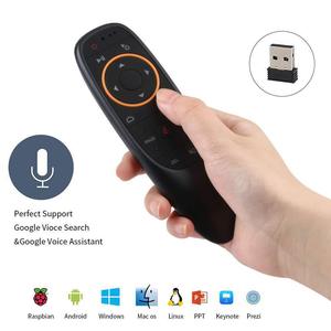 X705-2 G10s G10 evrensel ses hava fare kablosuz klavye RF Gyro sensörü akıllı uzaktan kumanda için X96 H96 Android TV kutusu Mini - Product Image 3
