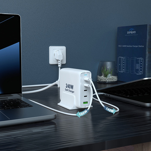 ชาร์จ USB Type C เครื่องชาร์จแล็ปท็อปดั้งเดิมที่รวดเร็วอัจฉริยะ 240w GaN เครื่องชาร์จเดสก์ท็อปสําหรับ iPhone Apple Samsung - Product Image 1