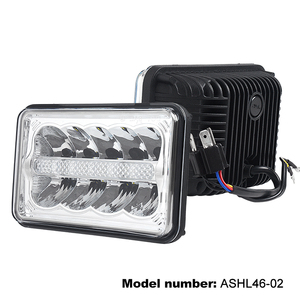 DOT 45W 4x6&quot; <strong>LED</strong> Headlight Rectangular <strong>LED</strong> Hi/Lo Seal Beam Replacement for Kenworth Freightliner Peterbilt Oldsmobile Cutlass - Product Image 6