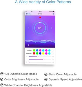 Контроллер eSann для мобильного телефона APP BT Pixel SP110E для светодиодных лент <span class=keywords><strong>WS2811</strong></span> WS2812B SK9822 APA102 - Product Image 5