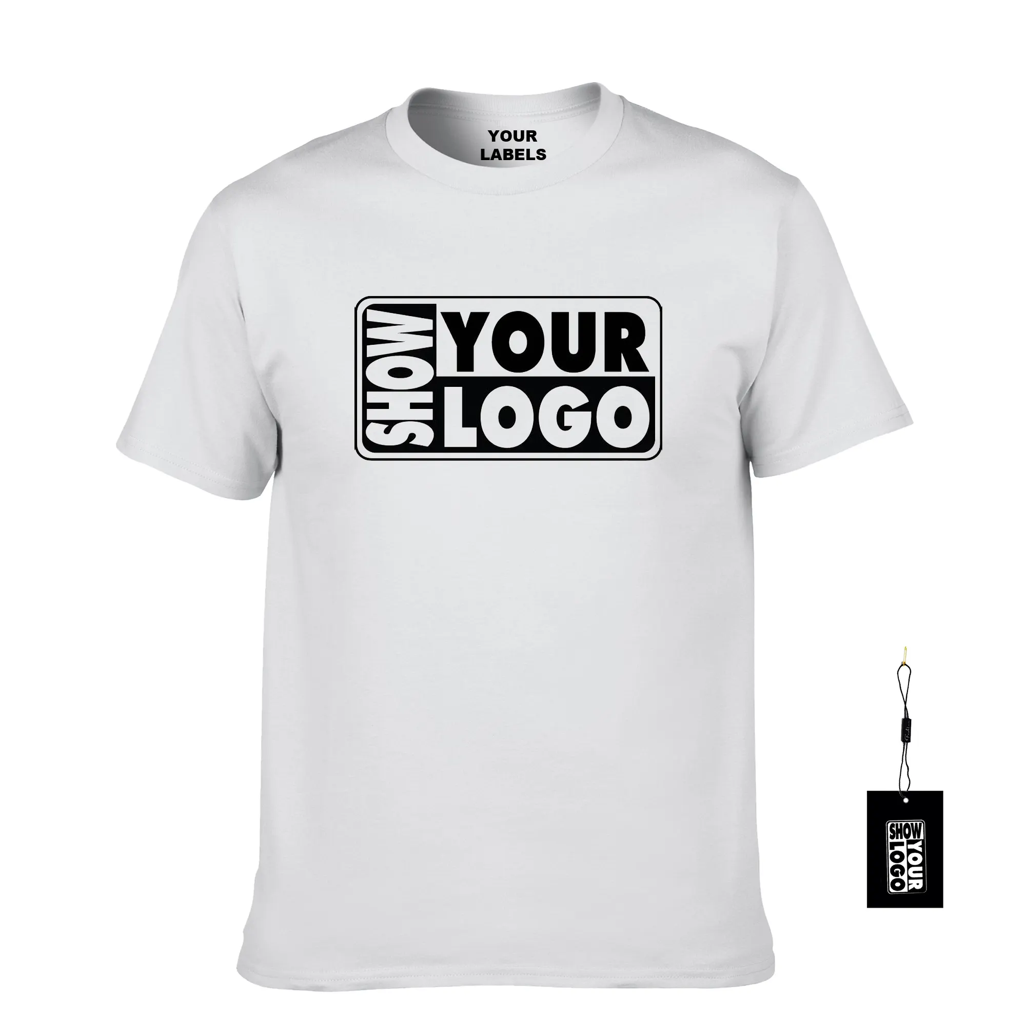 Envío gratuito alta calidad mens t camisa 100% algodón camiseta de impresión personalizada t camisa marca camiseta con su logotipo o diseño