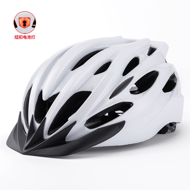 Blanco mate + Luz de pila de botón