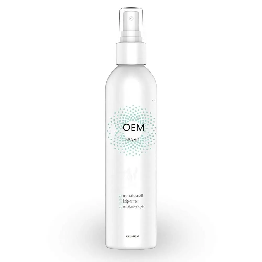 OEM Private Label Meer Salz Textur Spray Für Haar, Verdickung Und Volumizing Haar Spray