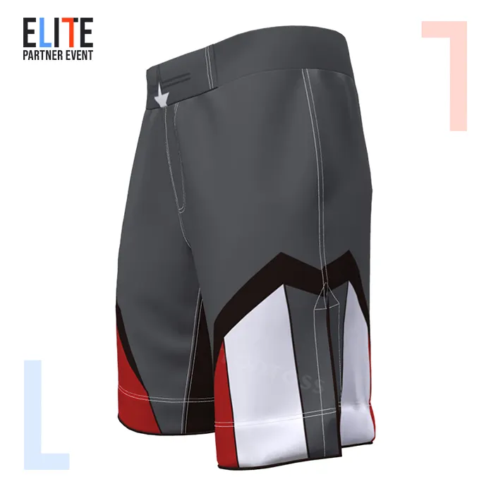 Impression personnalisée Short de boxe MMA Grappling Short MMA Boxe Combat Shorts Sportswear Hommes 100% Polyester Rashguard Set Mma