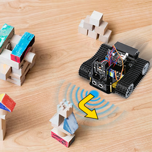 ESP32 lotto WiFi Smart Robot Kit auto programmabile evitamento degli ostacoli e tracciamento con codifica Scratch per principianti robotica