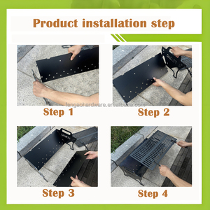 थोक गर्म बिक्री आधुनिक ट्रफ ग्रिल, आउटडोर कैंपिंग पोर्टेबल के लिए बीबीसी ग्रिल - Product Image 4