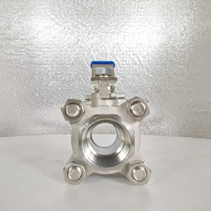 CF8M บอลวาล์ว CNJS3ชิ้นบอลวาล์วบอลสแตนเลส1000WOG บอลวาล์วกับ PTFE - Product Image 5