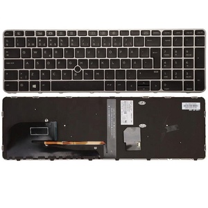 Teclado genuino para HP EliteBook 850 G3 850 G4 755 G3 755 G4 UK QWERTY sueco retroiluminado teclado de ordenador portátil - Product Image 1