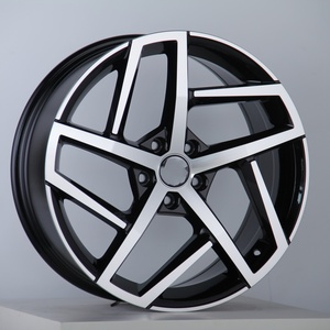 大众高尔夫7 Mk6 Mk7 R GTI低价5x112 5x100 17 18 19英寸黑色机面轮圈Jantes Felgen尚无评论