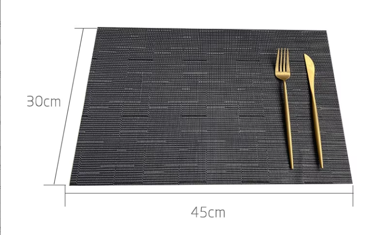 Bamboo-section horizontal grain-dark gray