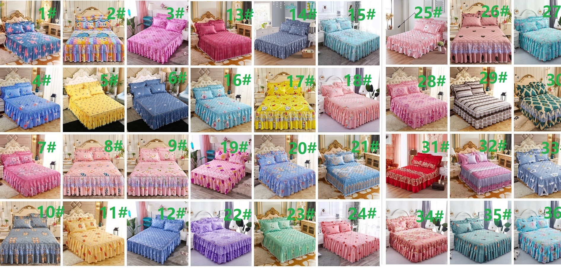 1 # à 37 # couleurs peuvent être sélectionnés