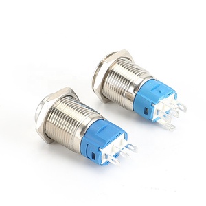 DEWO 12mm/16mm/19mm/22mm LED Metal <strong>Push</strong> <strong>Button</strong> <strong>Switch</strong> With Reset/self-locking <strong>Function</strong> IP67 <strong>Push</strong> <strong>Button</strong> <strong>Switch</strong> - Product Image 4