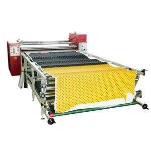 Automatisches manuelles Polyester gewebe Calandra-Rollen press maschine Sublimation druck Neuer Zustand Mehrfarbiges Kern lager - Product Image 2
