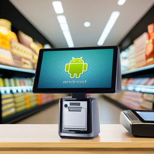 Sistema POS táctil de doble pantalla de 15,6 pulgadas Todo en uno Android SDK Caja registradora Restaurante Facturación minorista Terminal POS comercial - Product Image 5