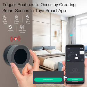 2022 Neuzugang Dreh dimm schalter und Szenen feld taste mit Alexa-Sprach steuerung für Smart-Home-Automatisierung system - Product Image 3