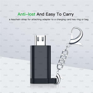 <strong>USB</strong> C to Micro <strong>USB</strong> Adapter Type C Female to Male Convert Connector with Lanyard Compatible with Samsung Micro <strong>USB</strong> - Product Image 4
