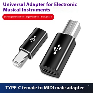 USBタイプC-USBBアダプターメス-オスコネクタスキャナープリンター用データ転送MIDIコンバーターエレクトリックピアノオルガン用 - Product Image 2