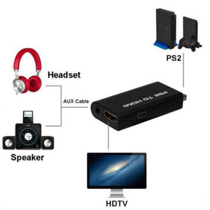 适用于PS2至高清MI音频视频高清转换器适配器，带3.5毫米音频输出PS2HD MI，适用于PS2显示模式 - Product Image 4