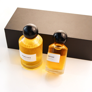High Quality Refillable 30ml 50 ml <strong>100</strong> ml Round Glass <strong>Perfume</strong> Bottle Packaging with Atomizer Spray - Product Image 4
