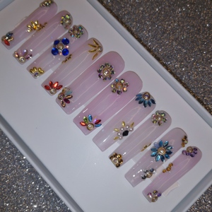 ขนตาปลอมปลายเล็บและนิ้วเท้า,ชุดกดบนเล็บแบบเลือกได้ - Product Image 6