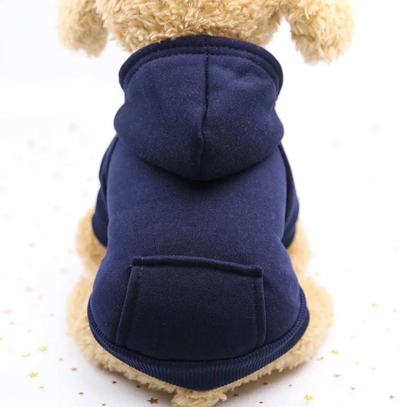 Joymay OEM/ODM Pet Hoodie Sporty style Pet Jumper Onesie leisure pet apparel With hats wholesale Dogs Cats Hoodie With pockets