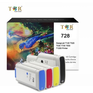 For <strong>HP</strong> 728 Ink Cartridges with Chip for <strong>HP</strong> <strong>DesignJet</strong> T730 T830 Printer Refillable 728 Compatible Empty <strong>hp</strong> 728 Ink Cartridge - Product Image 3