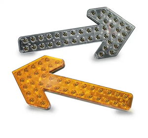 ไฟเตือนจราจรไฟกระพริบ LED ลูกศรบอกทิศทาง - Product Image 1