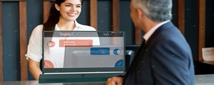 360SPB OEM Ausstellung Transparente Übersetzung Display Sprach lernbild schirm 20,8 Zoll - Product Image 2