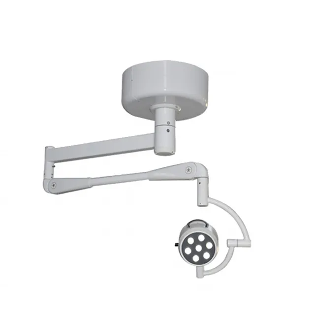 Cánh tay duy nhất Trần núi LED phẫu thuật shadowless đèn Dome Head phẫu thuật ánh sáng Trần shadowproof đèn