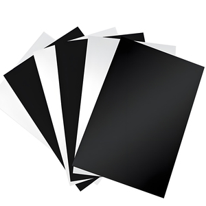 Fosco 2mm Polipropileno (PP) Folha Soft <span class=keywords><strong>Partition</strong></span> Board Baffle Film Preto Material Plástico