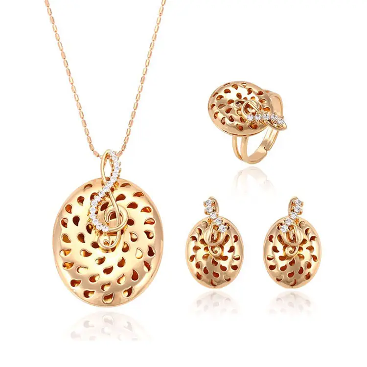 Xuping-fabricante de joyas de oro, conjuntos de joyas de Dubái, 63555
