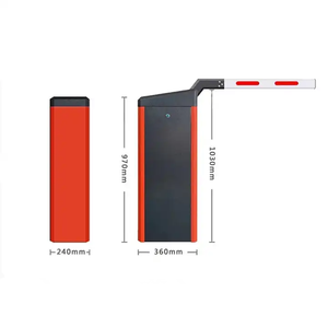 Automatisches Gelenk-Gleichstrom-Parkausleger-Barrier-Gate mit Langstrecken-RFID-Lesegerät für das Parken und die Maut zugangs kontrolle - Product Image 4