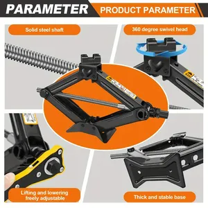 Araba kriko için 4-1/4 \ "geri çekilmiş makas Jack kiti 5t Max yükleme 2 Ton kapasiteli Premium araba krikolar - Product Image 3