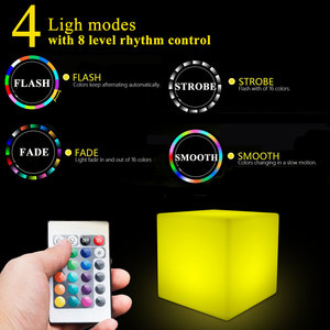 Kích thước nhỏ <span class=keywords><strong>Led</strong></span> Cube chiếu sáng chiếu sáng trang trí cho bóng Nhà ánh sáng ban đêm hoặc bảng sử dụng thanh ghế Loại sản phẩm - Product Image 4