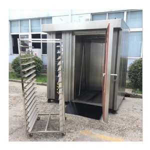 البسكويت كعكة الخبز الدورية الخبز فرن برف مخبز 32 64 صواني الكهربائية الديزل الغاز فرن دوار سعر - Product Image 5