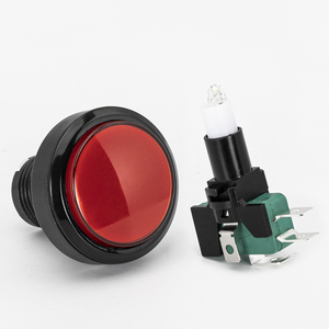 36,5 MM runder Druckknopf schalter Fischs piel Auszahlung taste Arcade-Spiel maschine Bunter LED-Druckknopf schalter mit Mikrosc halter - Product Image 4