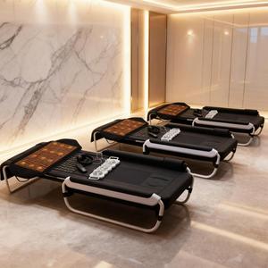 Buen PRECIO DE Corea turmalina calefacción tracción Lumbar Jade piedra Natural terapia de columna térmica cama de masaje infrarrojo - Product Image 2