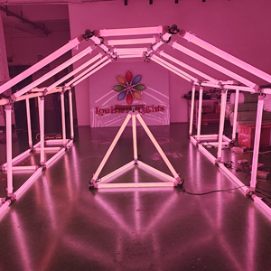 ステージ照明DMX512時間照明トンネルデジタル3DRGBLEDピクセルチューブライト