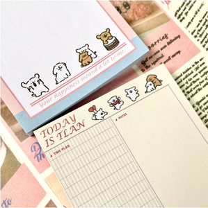 Bloc de notas adhesivas personalizadas, Bloc de notas adhesivas con logotipo personalizado para notas de planificación de papelería de oficina - Product Image 1