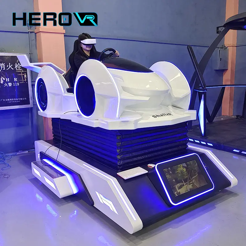 HEROVR VR سيارة القيادة الديناميكية ألعاب الكرنفالات لألعاب الواقع الافتراضي محاكي سيارة F1 للبالغين